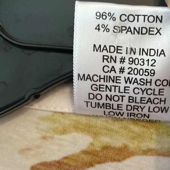 Parsley & Sage Sz S Tropical Underwater Fish Print Artistic Collar Button Shirt - Picture 5 of 5